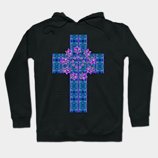 Crucifix with Stars Hoodie